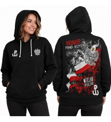 BLUZA DAMSKA Z KAPTUREM HONOR